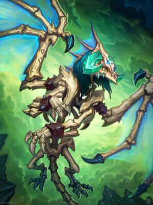 Skeletal dragon